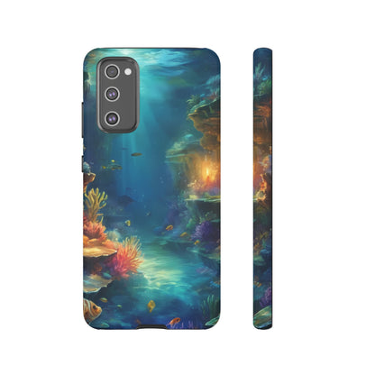 Oceanic Depths Custom Phone Case for Samsung Galaxy S10–S10 Plus, S20–S20 Ultra, S21, S22, S23, S24 Ultra - Designed by Thalia