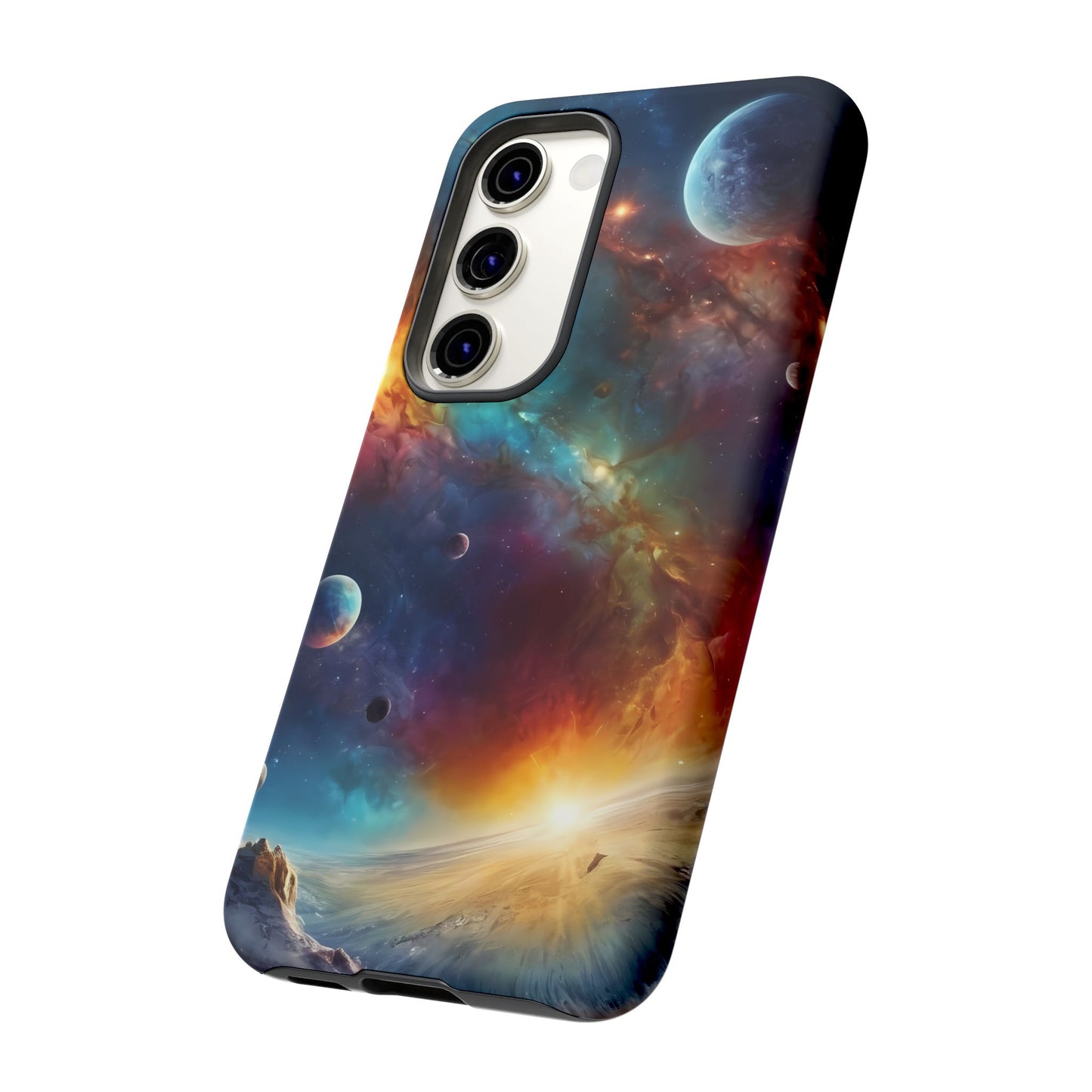 Cosmic Voyage Phone Case for iPhone 8–16 Pro Max, Pixel 5–8 Pro, Galaxy S10–S24 Ultra - Designed by Thalia