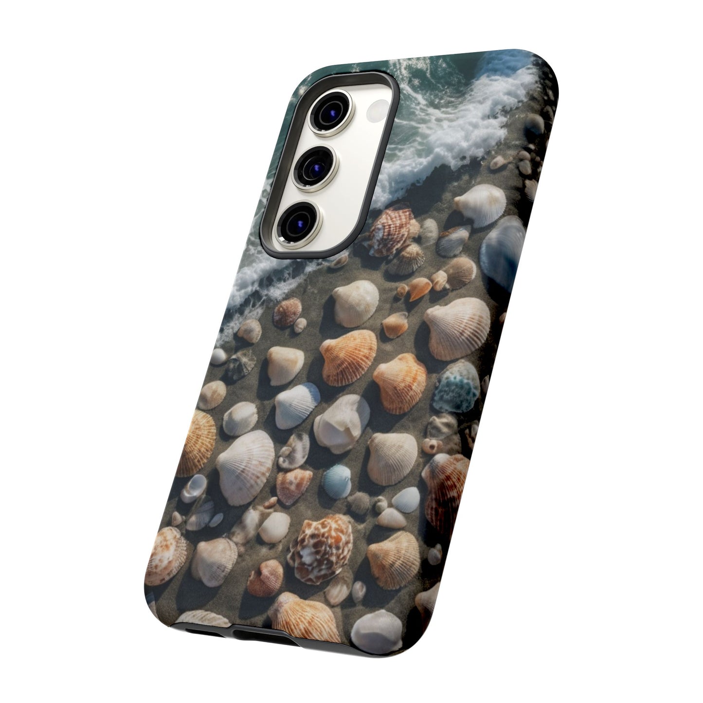 She Sells Sea Shells Phone Case for iPhone 8–16 Pro Max, Pixel 5–8 Pro, Galaxy S10–S24 Ultra - Designed by Thalia