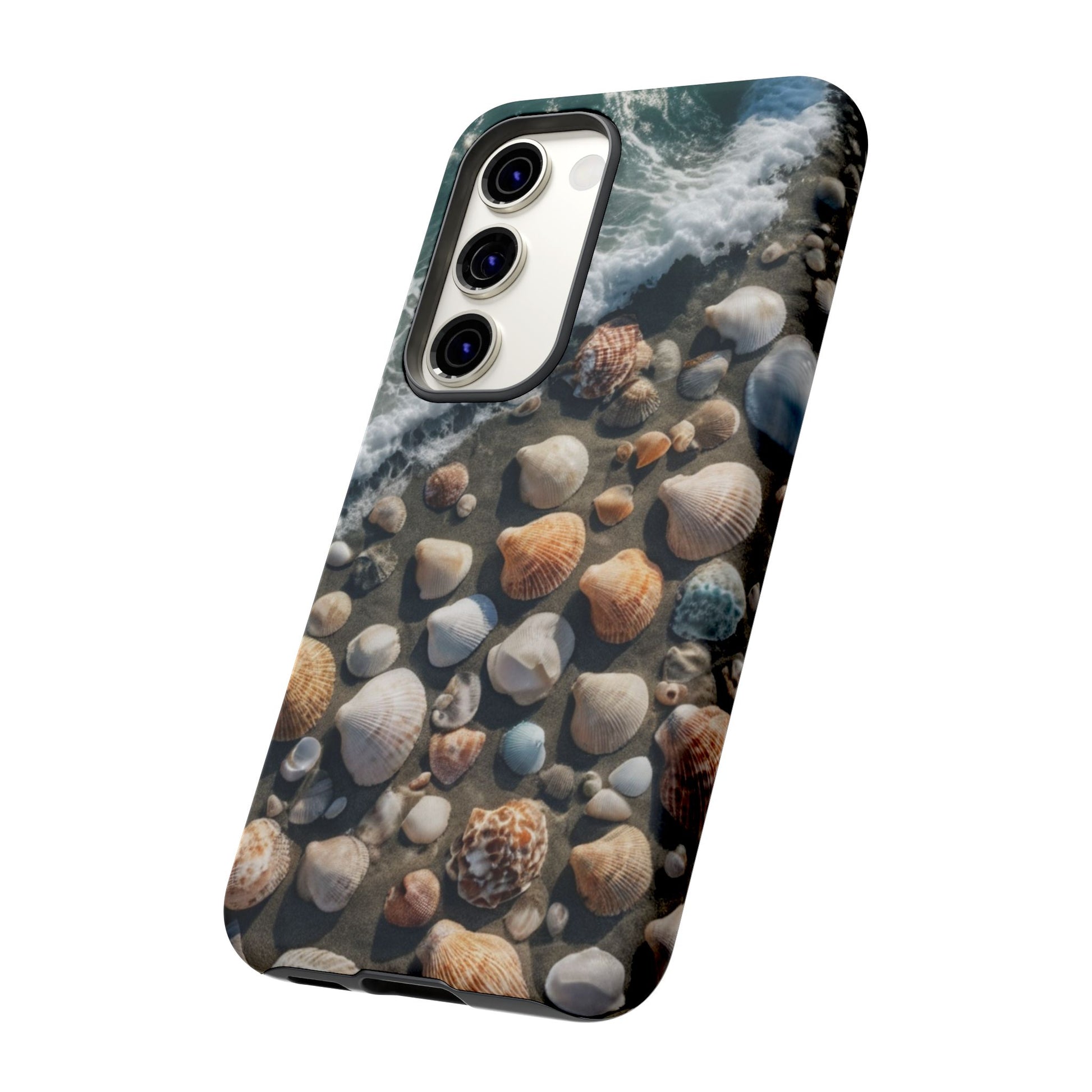 She Sells Sea Shells Custom Phone Case for Samsung Galaxy S10–S10 Plus, S20–S20 Ultra, S21, S22, S23, S24 Ultra - Designed by Thalia