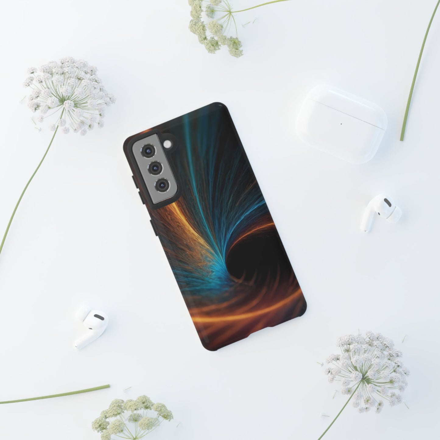 Ethereal Echoes Phone Case for iPhone 8–16 Pro Max, Pixel 5–8 Pro, Galaxy S10–S24 Ultra - Designed by Thalia