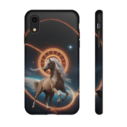 Chinese Zodiac Horse Custom Phone Case for iPhone 8–16 Pro Max, Pixel 5–8 Pro, Galaxy S10–S24 Ultra - Designed by Thalia