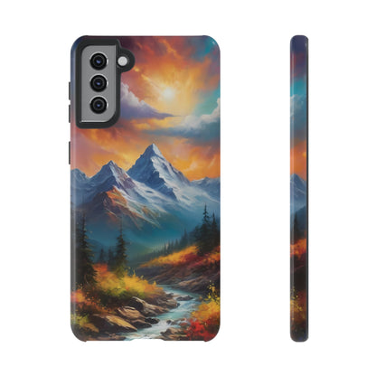 Mystic Mountains Phone Case for iPhone 8–16 Pro Max, Pixel 5–8 Pro, Galaxy S10–S24 Ultra - Designed by Thalia