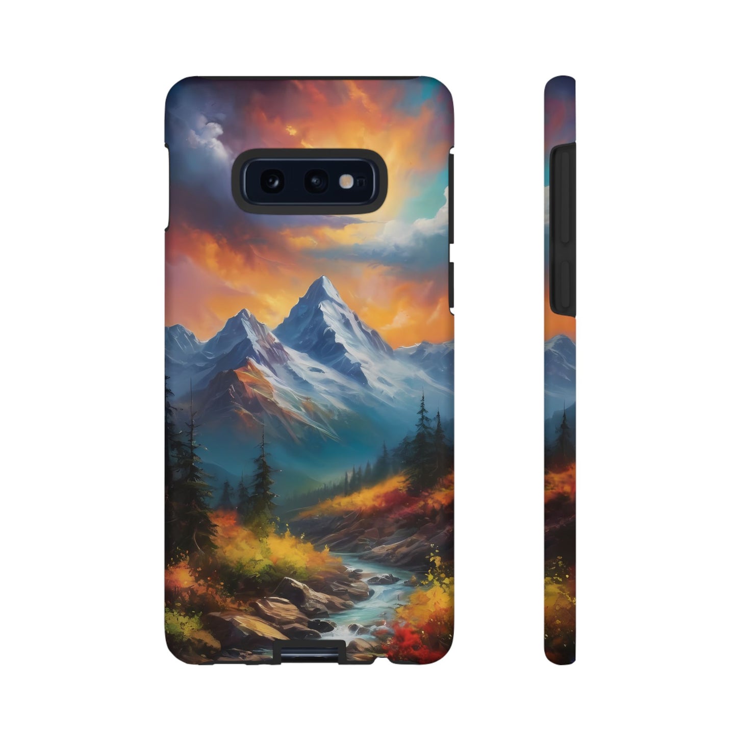 Mystic Mountains Custom Phone Case for Samsung Galaxy S10–S10 Plus, S20–S20 Ultra, S21, S22, S23, S24 Ultra - Designed by Thalia