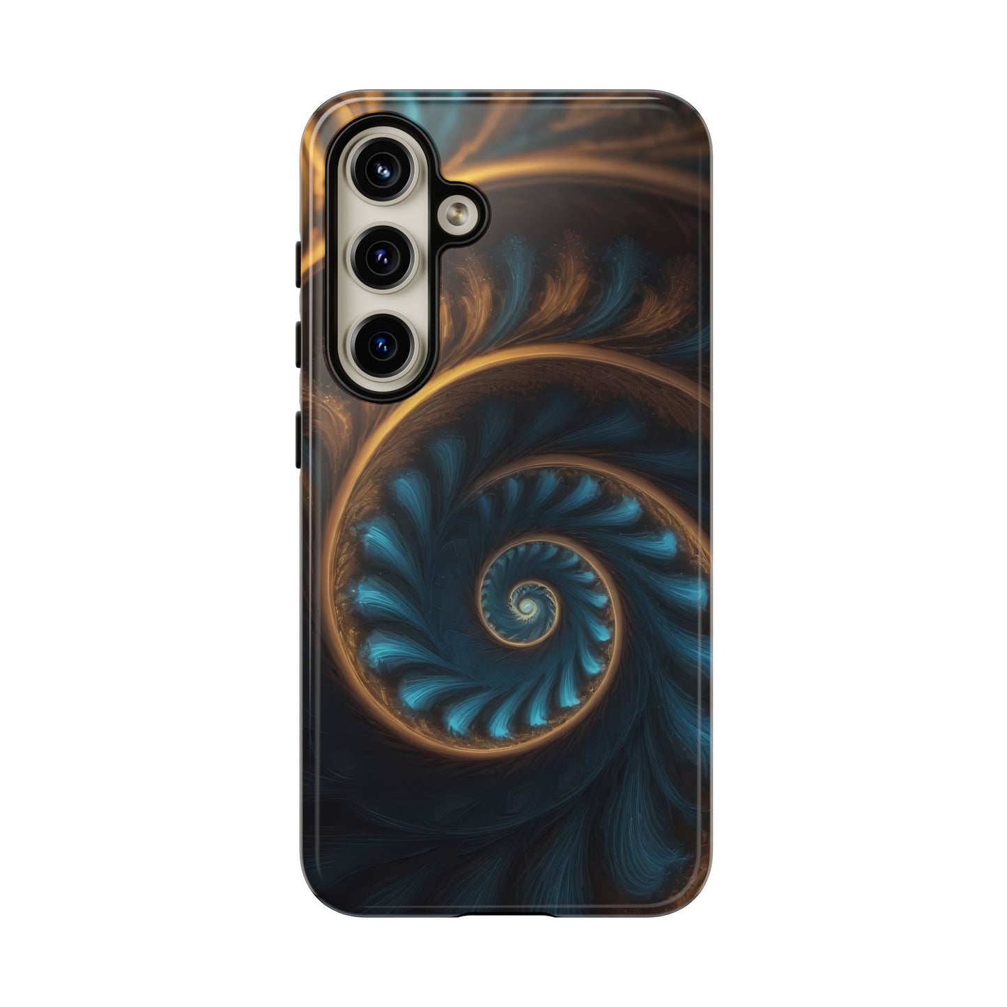 3D Fractal Custom Phone Case for Samsung Galaxy S10–S24 Ultra - Designed by Thalia