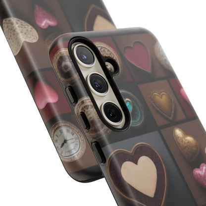 Love Button Custom Phone Case for Samsung Galaxy S10–S10 Plus, S20–S20 Ultra, S21, S22, S23, S24 Ultra - Designed by Thalia