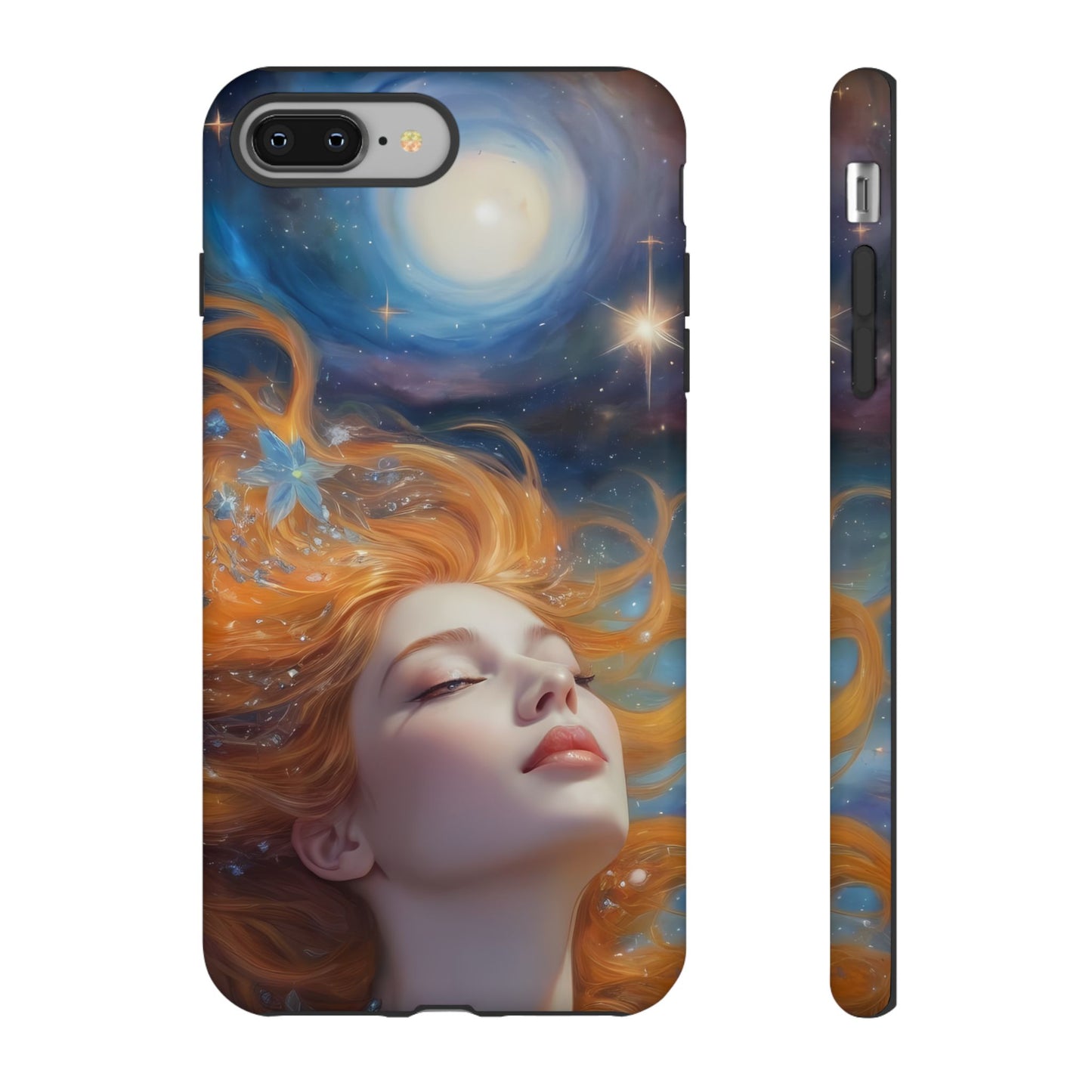 Celestial Dreams Custom Phone Case for iPhone 8–16 Pro Max, iPhone 8 Plus–13 Mini, iPhone XS–XS Max, iPhone 11–14 Pro Max - Designed by Thalia