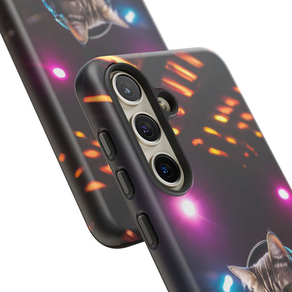 DJ Kitty Phone Case for iPhone 8–16 Pro Max, Pixel 5–8 Pro, Galaxy S10–S24 Ultra - Designed by Thalia