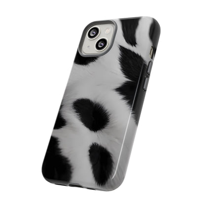 Chic Bovine Elegance Phone Case for iPhone 8–16 Pro Max, Pixel 5–8 Pro, Galaxy S10–S24 Ultra - Designed by Thalia