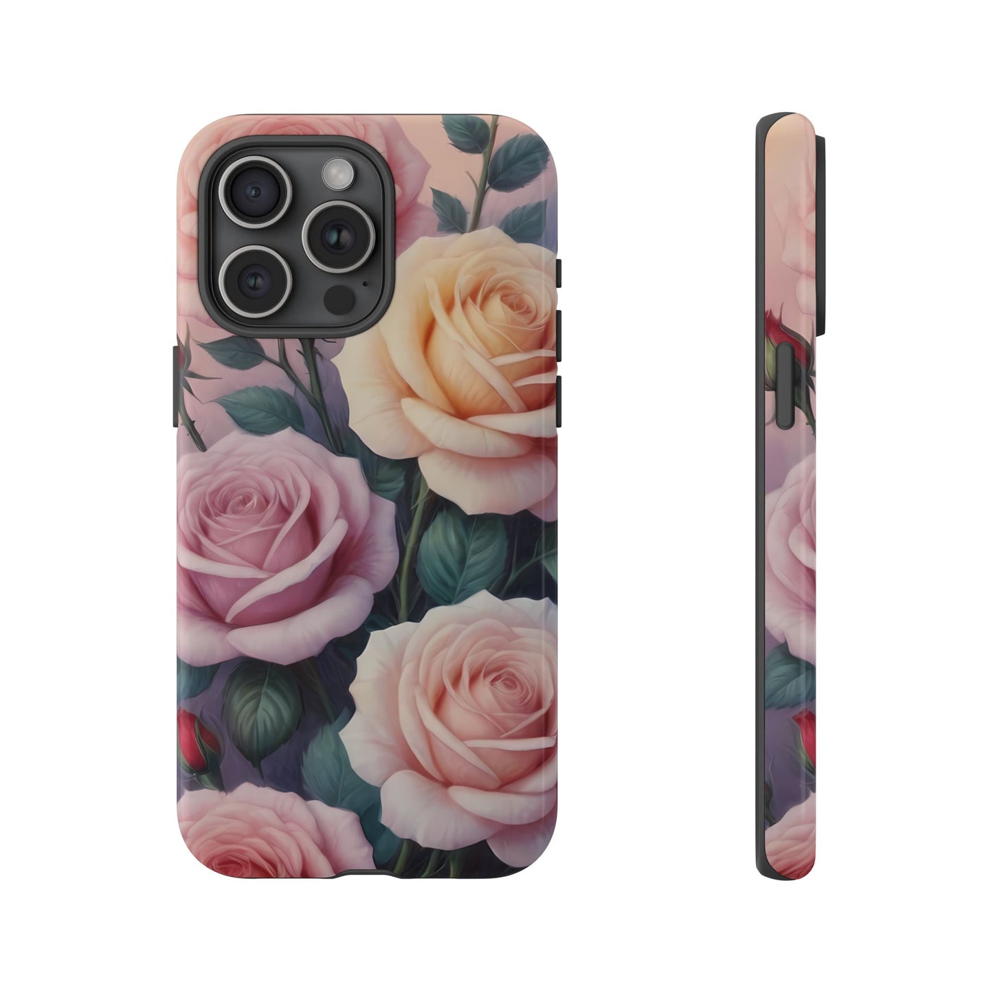 Bloom with Style - Roses Phone Case for iPhone 8–16 Pro Max, Pixel 5–8 Pro, Galaxy S10–S24 Ultra - Designed by Thalia