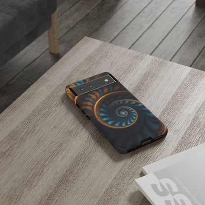 3D Fractal Custom Phone Case for Google Pixel 8 Pro, Pixel 8, Pixel 7, Pixel 6 Pro, Pixel 6, Pixel 5 5G - Designed by Thalia