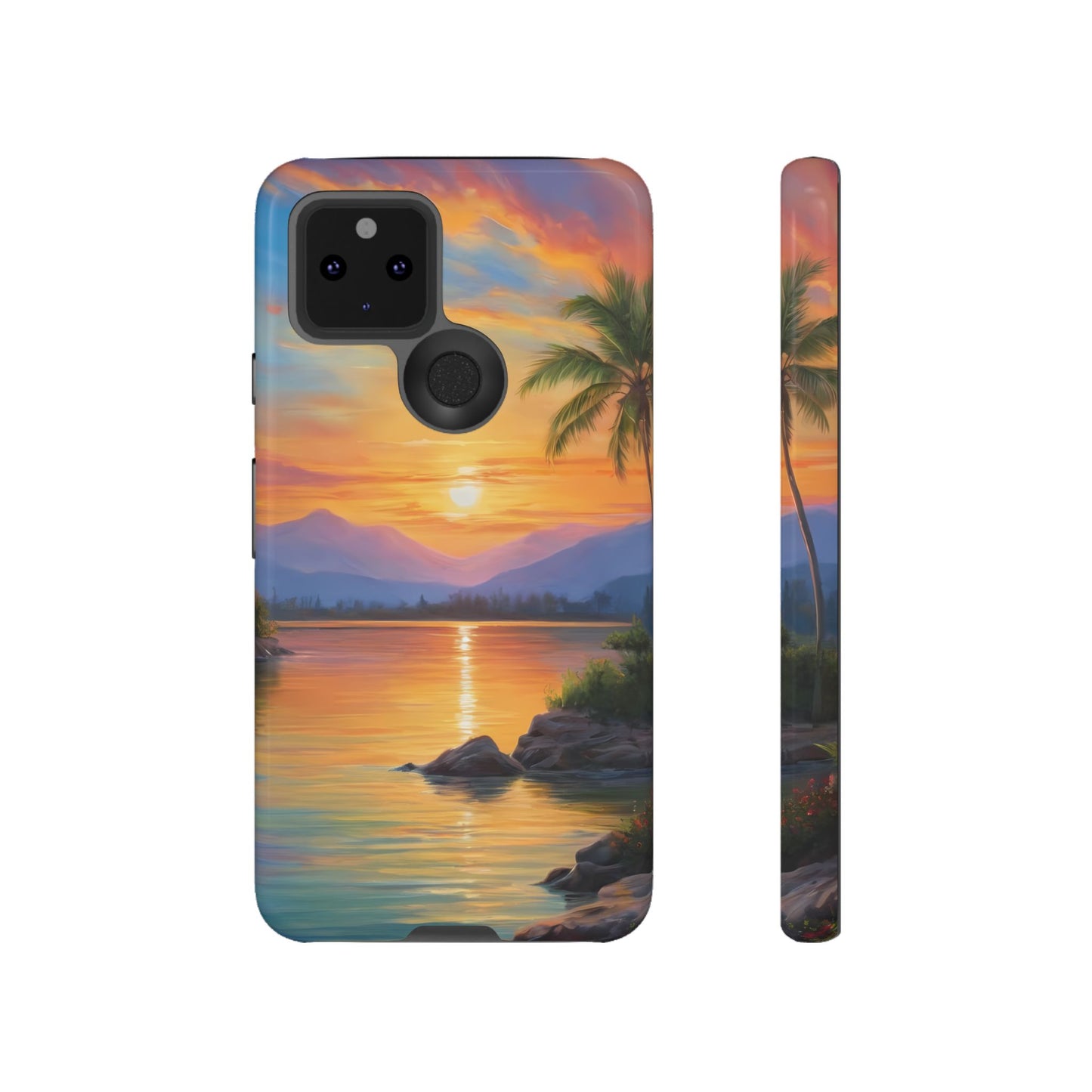 Sunset Serenade Phone Case for Google Pixel 8–Pixel 8 Pro, Pixel 7, Pixel 6 Pro, Pixel 6, Pixel 5 5G - Designed by Thalia