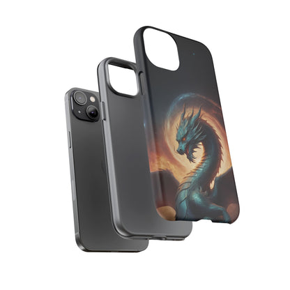 Chinese Zodiac Dragon Phone Case for iPhone 8–16 Pro Max, Pixel 5–8 Pro, Galaxy S10–S24 Ultra - Designed by Thalia