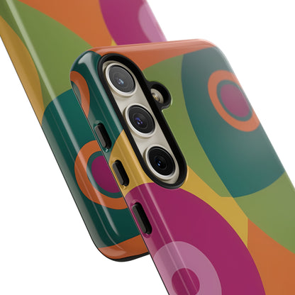 60s Retro Phone Case for iPhone 8–16 Pro Max, Pixel 5–8 Pro, Galaxy S10–S24 Ultra - Designed by Thalia