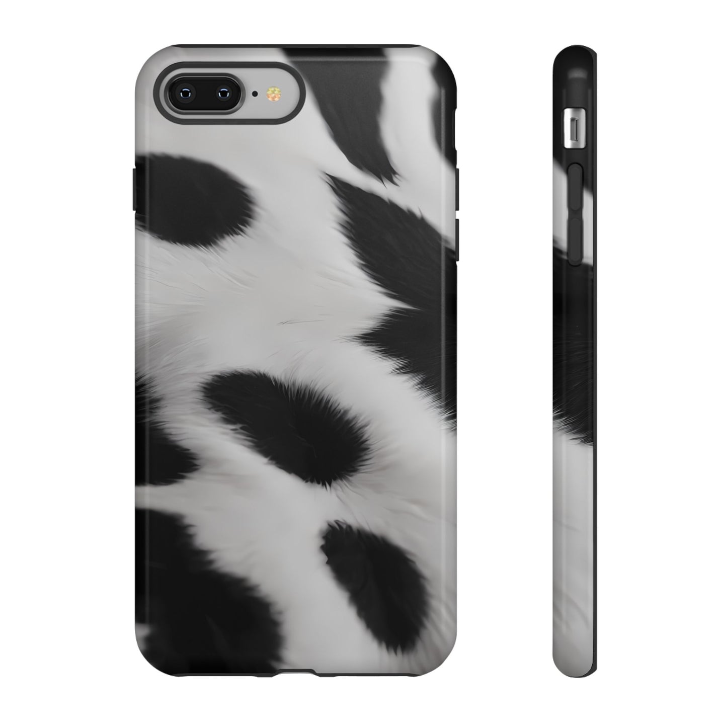 Chic Bovine Elegance Custom Phone Case for iPhone 8–16 Pro Max, iPhone 8 Plus–13 Mini, iPhone XS–XS Max, iPhone 11–14 Pro Max - Designed by Thalia