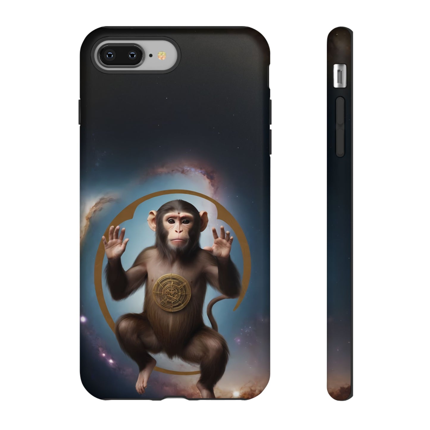 Chinese Zodiac Monkey Custom Phone Case for iPhone 8–16 Pro Max, Pixel 5–8 Pro, Galaxy S10–S24 Ultra - Designed by Thalia