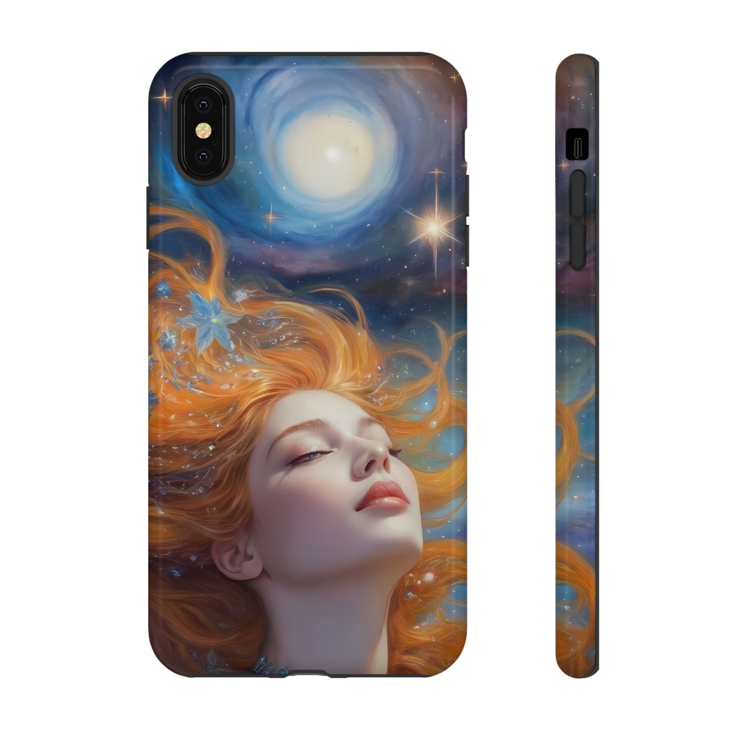 Celestial Dreams Custom Phone Case for iPhone 8–16 Pro Max, iPhone 8 Plus–13 Mini, iPhone XS–XS Max, iPhone 11–14 Pro Max - Designed by Thalia