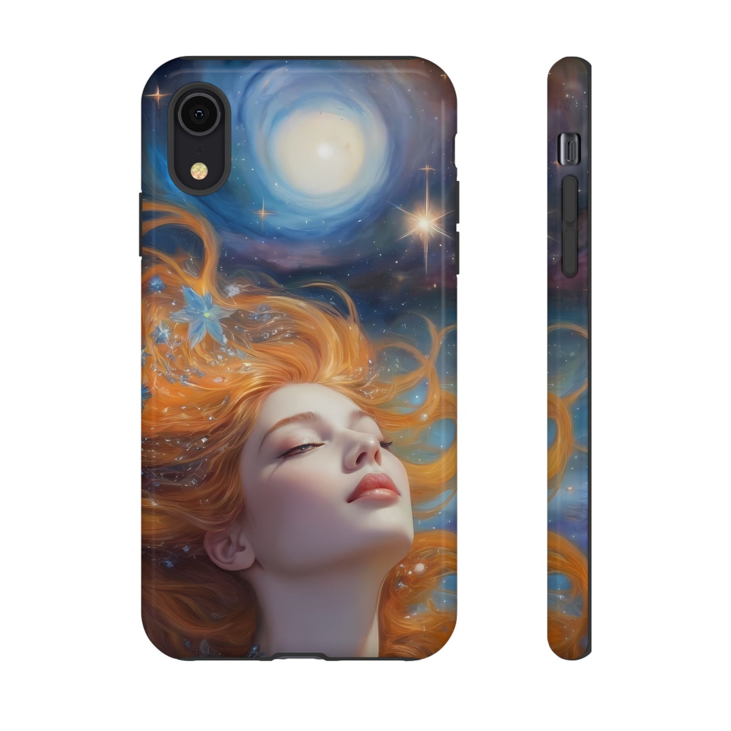 Celestial Dreams Custom Phone Case for iPhone 8–16 Pro Max, iPhone 8 Plus–13 Mini, iPhone XS–XS Max, iPhone 11–14 Pro Max - Designed by Thalia