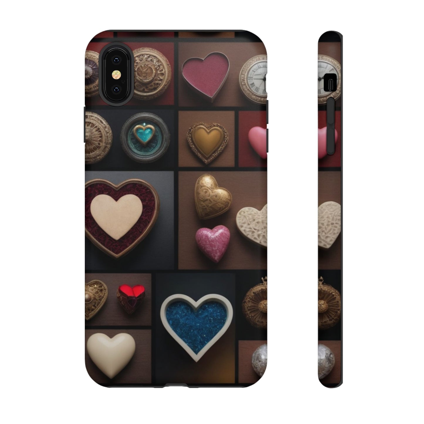 Love Button Phone Case for iPhone 8–16 Pro Max, Pixel 5–8 Pro, Galaxy S10–S24 Ultra - Designed by Thalia