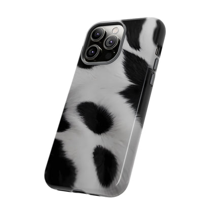 Chic Bovine Elegance Phone Case for iPhone 8–16 Pro Max, Pixel 5–8 Pro, Galaxy S10–S24 Ultra - Designed by Thalia