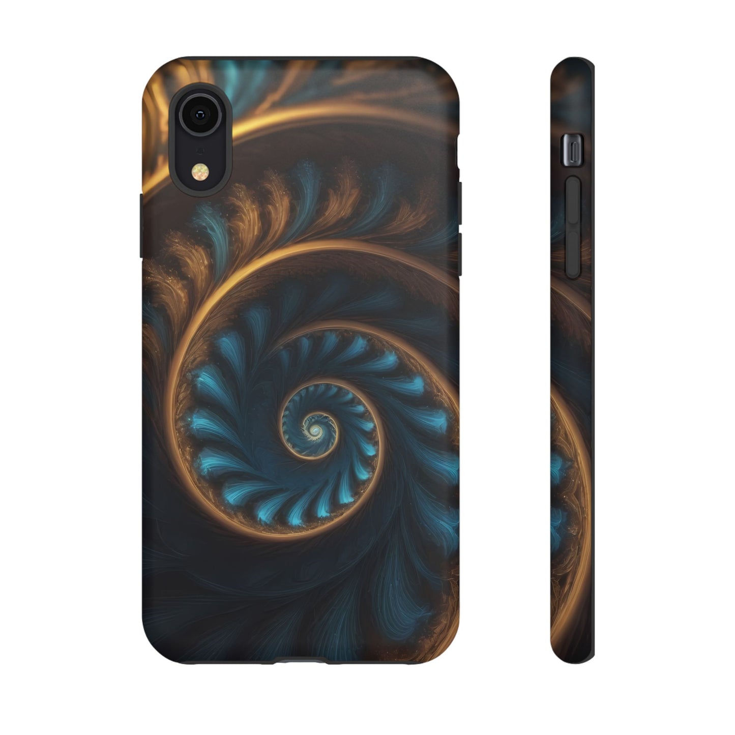 3D Fractal Custom Phone Case for iPhone 8–16 Pro Max, iPhone 8 Plus–13 Mini, XS, XR, X, 11–14 Pro Max - Designed by Thalia