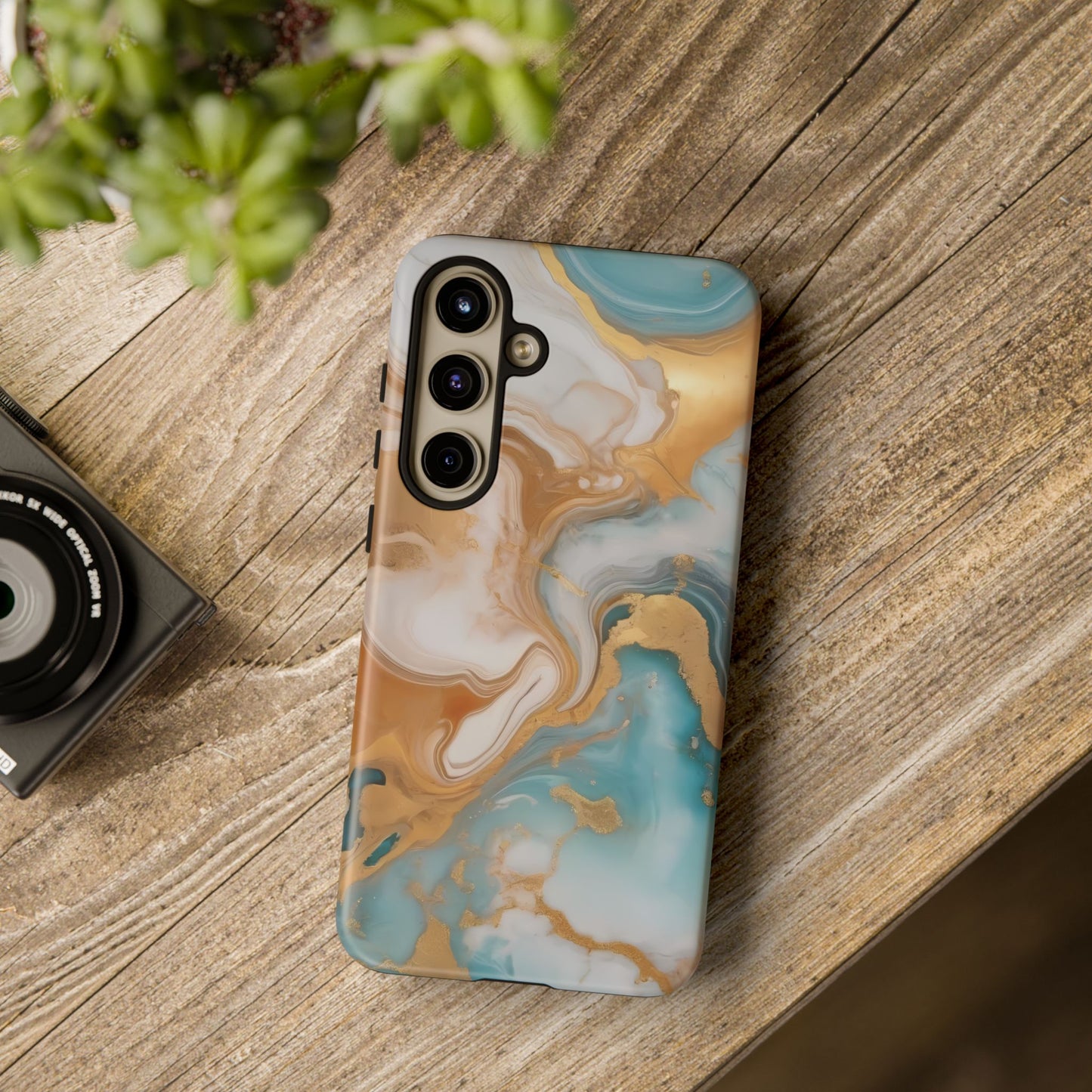 Marble Hues Phone Case for iPhone 8–16 Pro Max, Pixel 5–8 Pro, Galaxy S10–S24 Ultra - Designed by Thalia