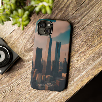 City Skylines Phone Case for iPhone 8–16 Pro Max, iPhone 8 Plus–13 Mini, iPhone XS–XS Max, iPhone 11–14 Pro Max - Designed by Thalia