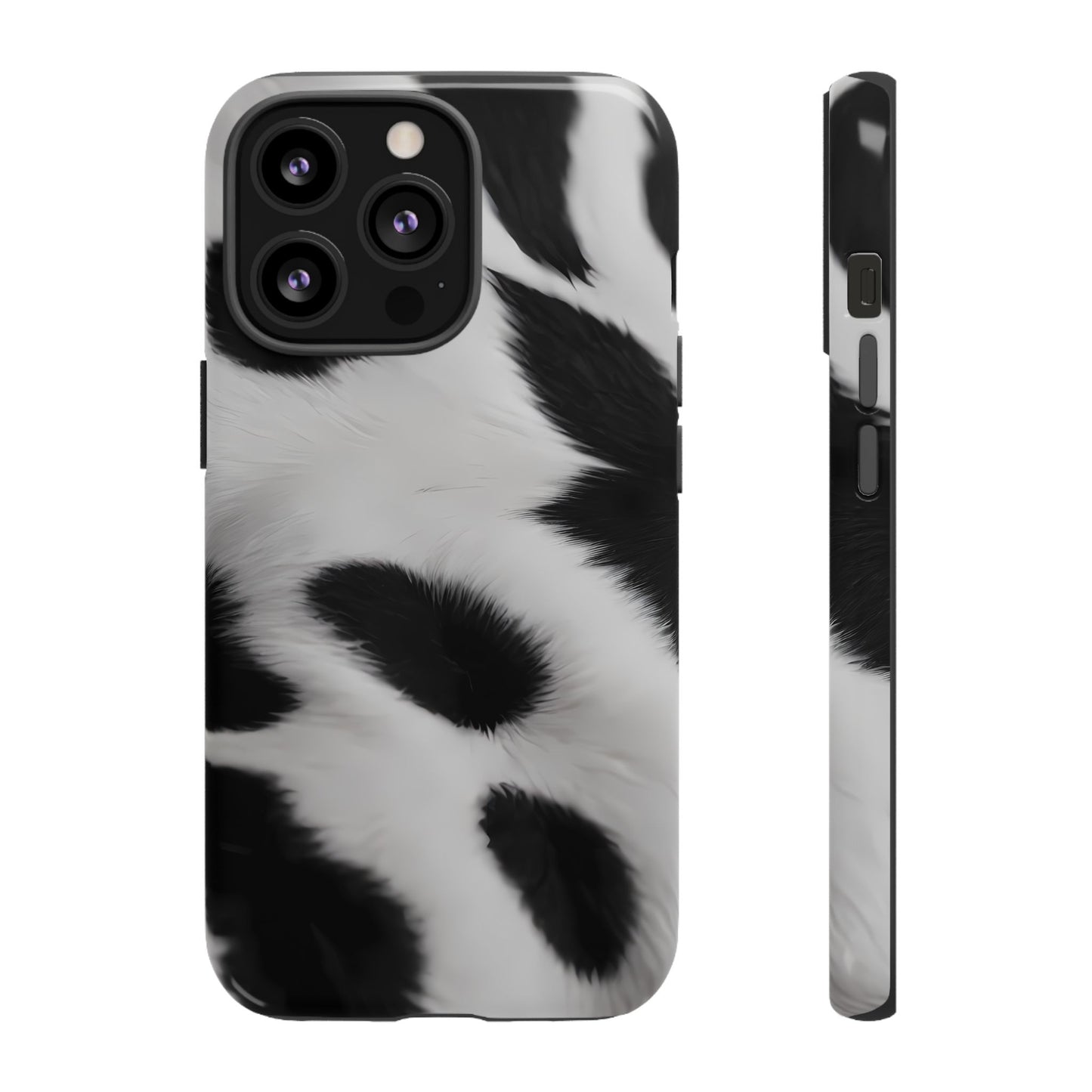 Chic Bovine Elegance Phone Case for iPhone 8–16 Pro Max, Pixel 5–8 Pro, Galaxy S10–S24 Ultra - Designed by Thalia