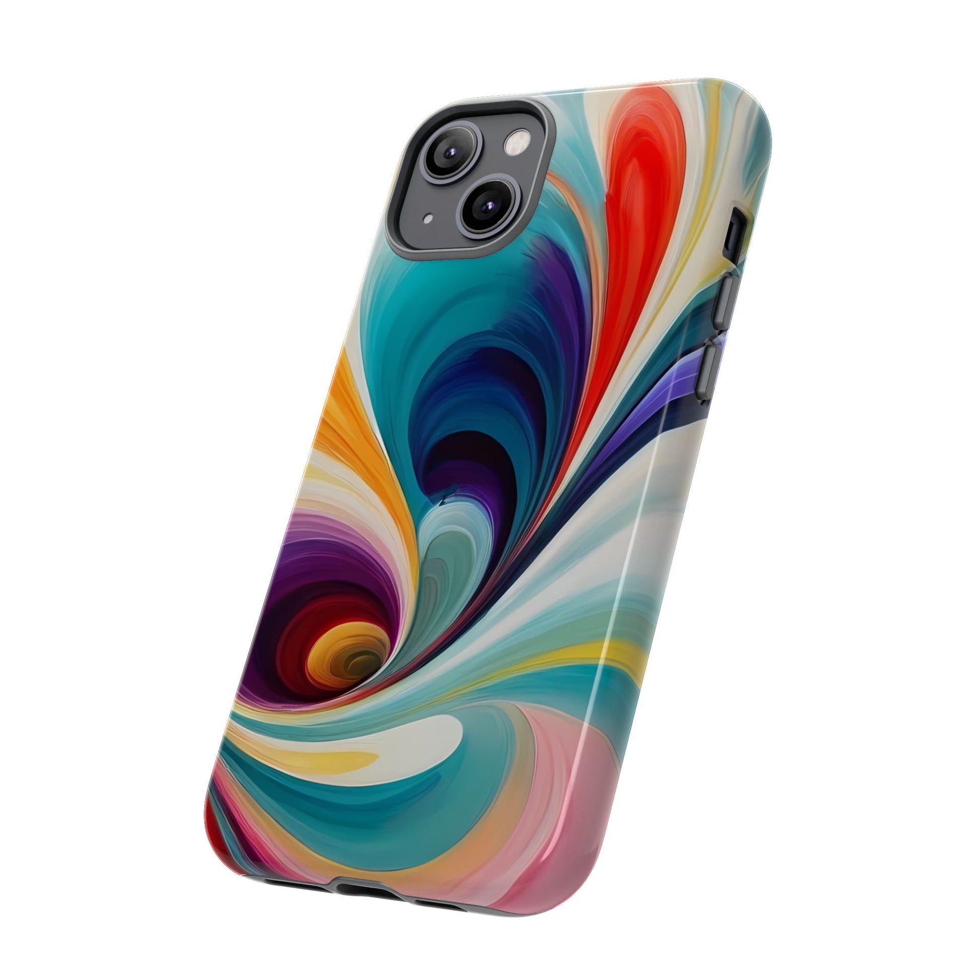 Abstract Elegance Phone Case for iPhone 8–16 Pro Max, Pixel 5–8 Pro, Galaxy S10–S24 Ultra - Designed by Thalia