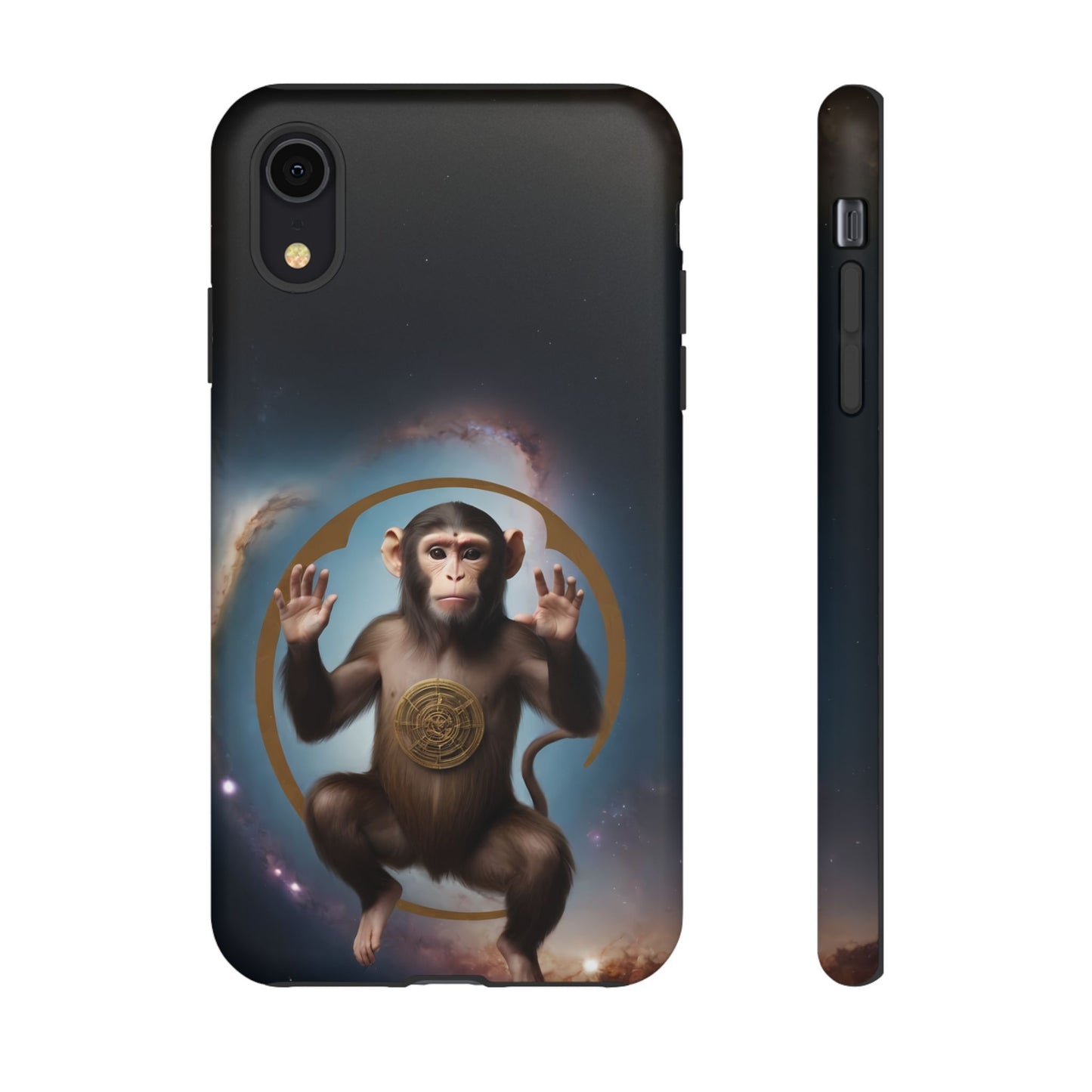 Chinese Zodiac Monkey Custom Phone Case for iPhone 8–16 Pro Max, Pixel 5–8 Pro, Galaxy S10–S24 Ultra - Designed by Thalia