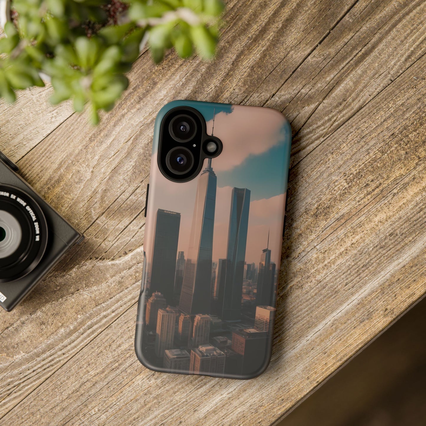 City Skylines Phone Case for iPhone 8–16 Pro Max, iPhone 8 Plus–13 Mini, iPhone XS–XS Max, iPhone 11–14 Pro Max - Designed by Thalia