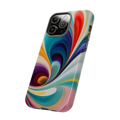 Abstract Elegance Phone Case for iPhone 8–16 Pro Max, Pixel 5–8 Pro, Galaxy S10–S24 Ultra - Designed by Thalia