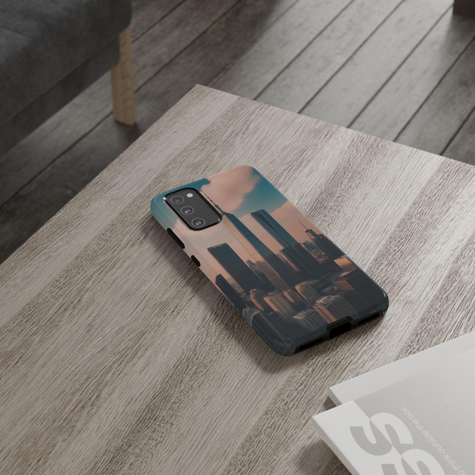 City Skylines Custom Phone Case for Samsung Galaxy S10–S10 Plus, S20–S20 Ultra, S21, S22, S23, S24 Ultra - Designed by Thalia