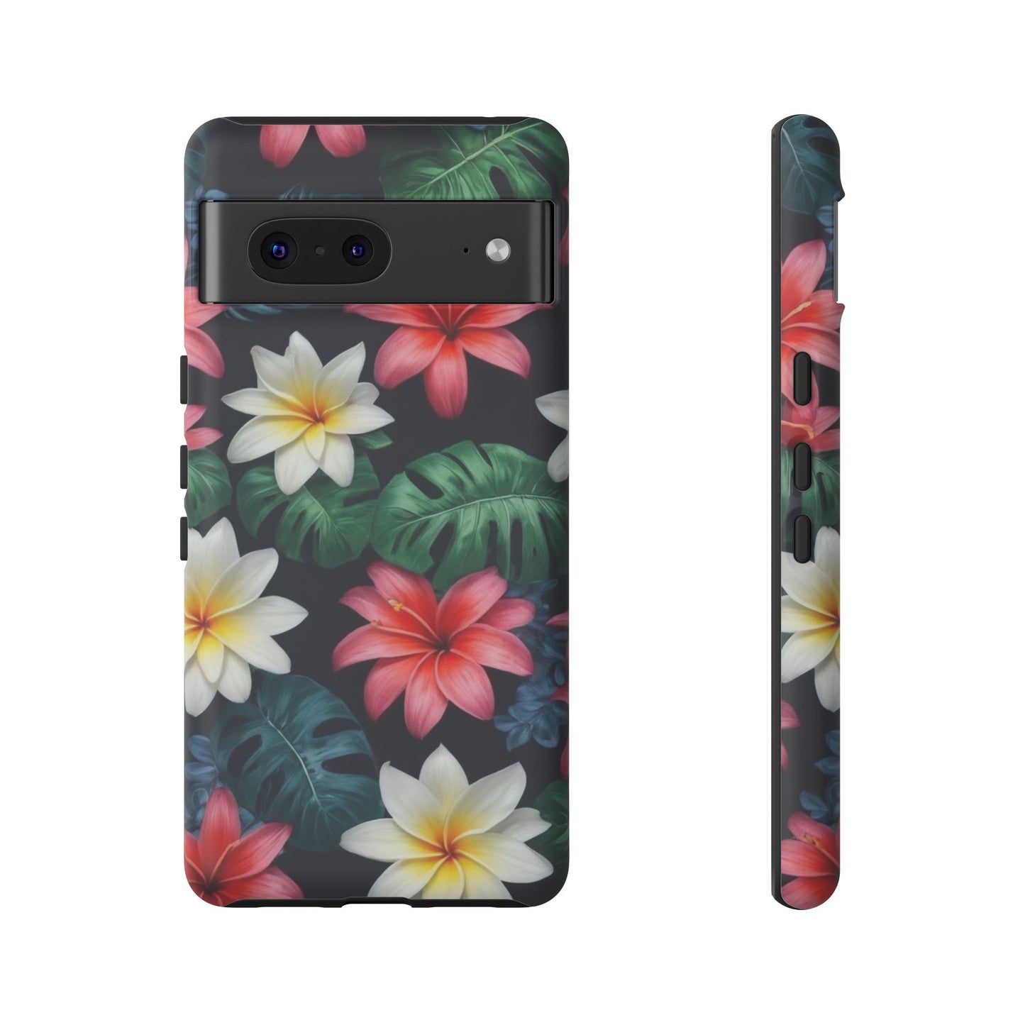 Hawaiian Flowers Phone Case for Google Pixel 8 Pro, Pixel 8, Pixel 7, Pixel 6 Pro, Pixel 6, Pixel 5 5G - Designed by Thalia