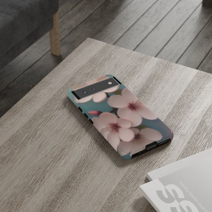 Cherry Blossom Custom Phone Case for Google Pixel 8 Pro, Pixel 8, Pixel 7, Pixel 6 Pro, Pixel 6, Pixel 5 5G - Designed by Thalia