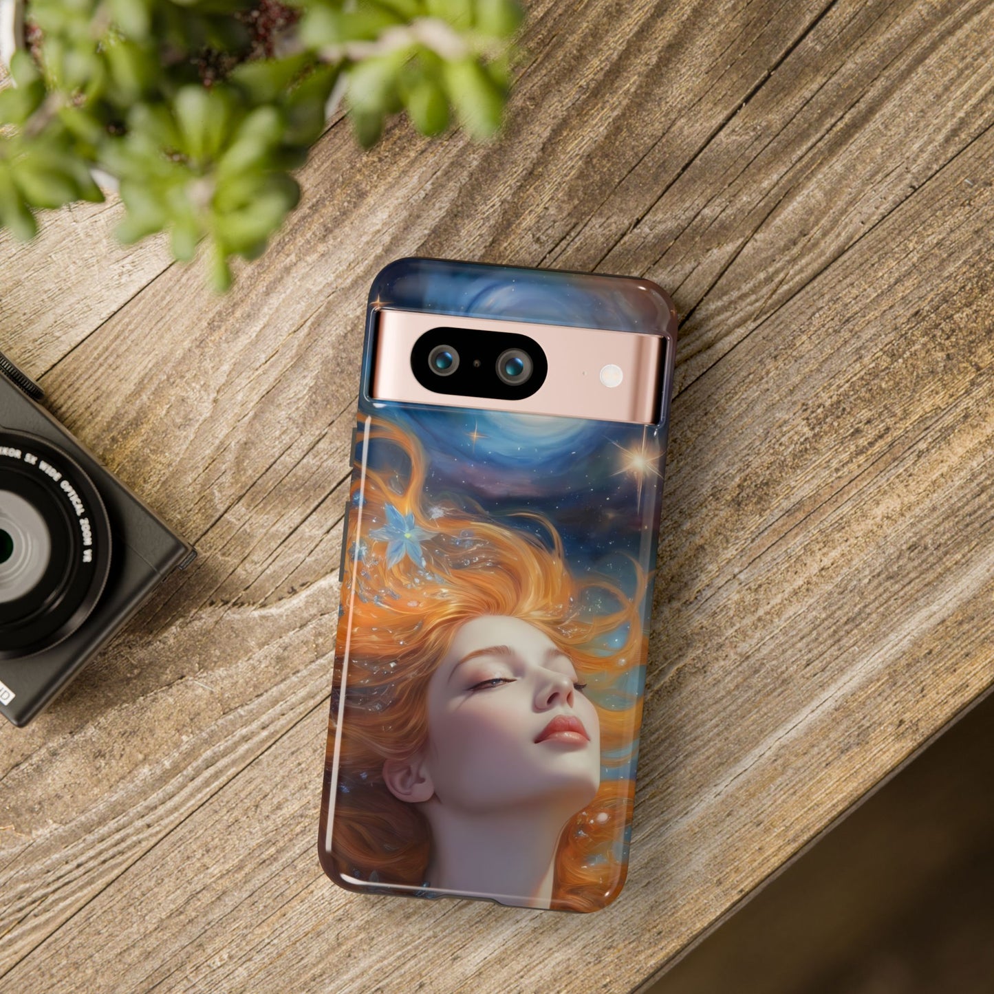 Celestial Dreams Custom Phone Case for Google Pixel 8 Pro, Pixel 8, Pixel 7, Pixel 6 Pro, Pixel 6, Pixel 5 5G - Designed by Thalia