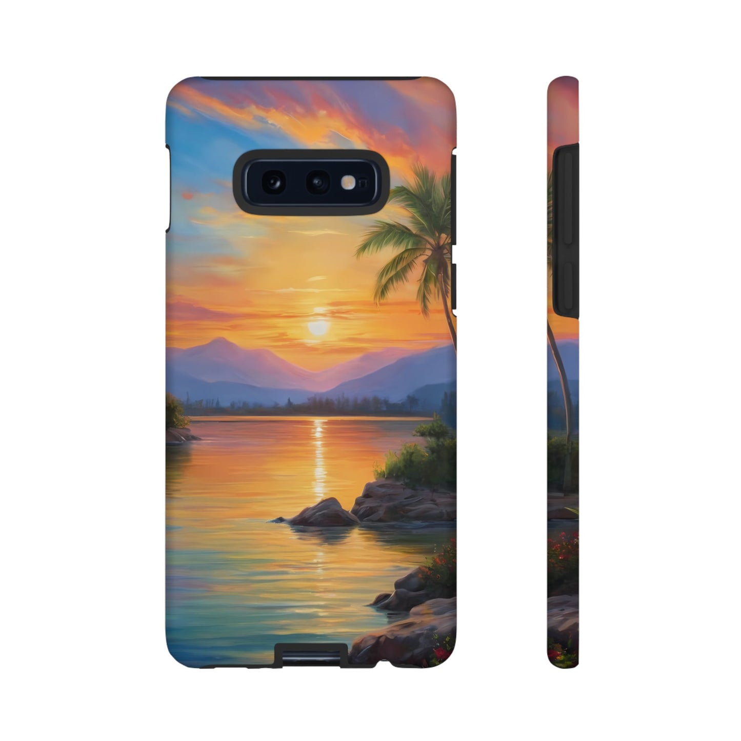 Sunset Serenade Custom Phone Case for Samsung Galaxy S10–S10 Plus, S20–S20 Ultra, S21, S22, S23, S24 Ultra - Designed by Thalia