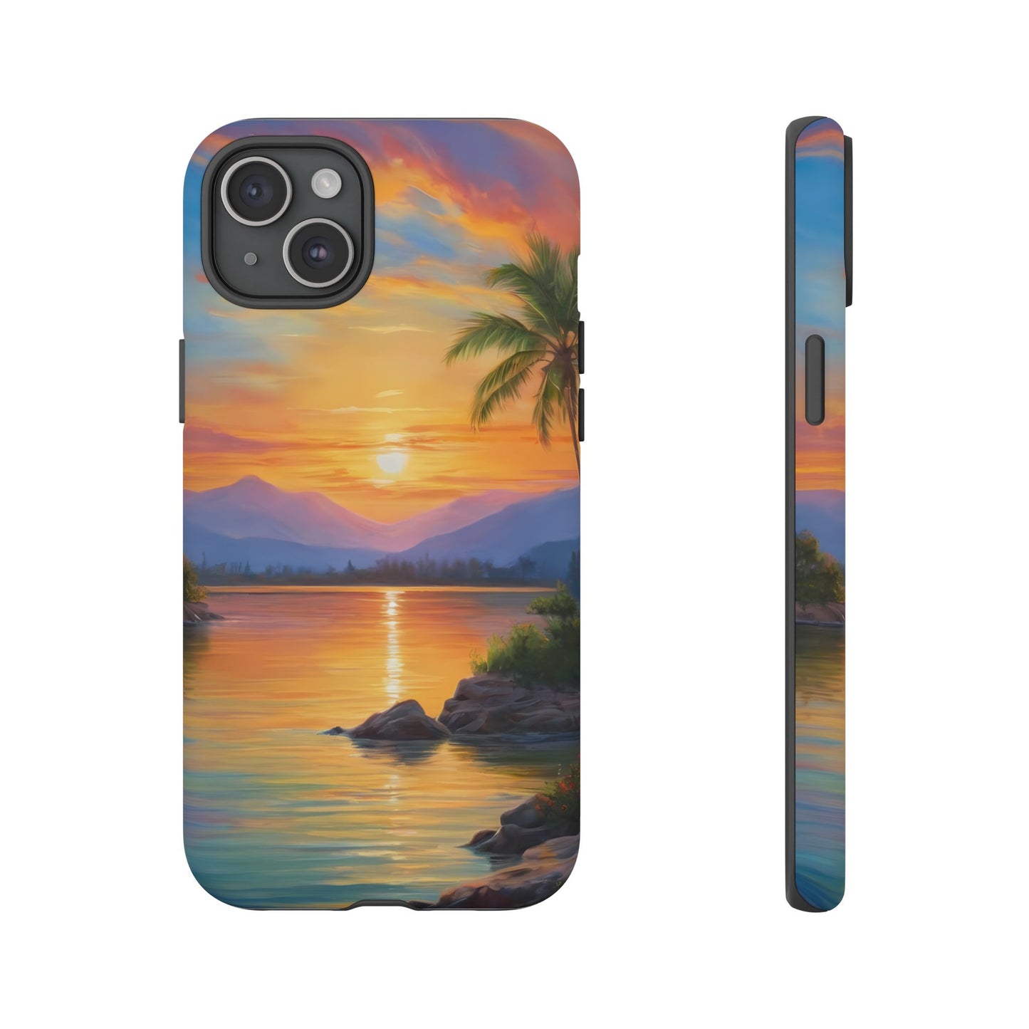 Sunset Serenade Phone Case for iPhone 8–16 Pro Max, Pixel 5–8 Pro, Galaxy S10–S24 Ultra - Designed by Thalia