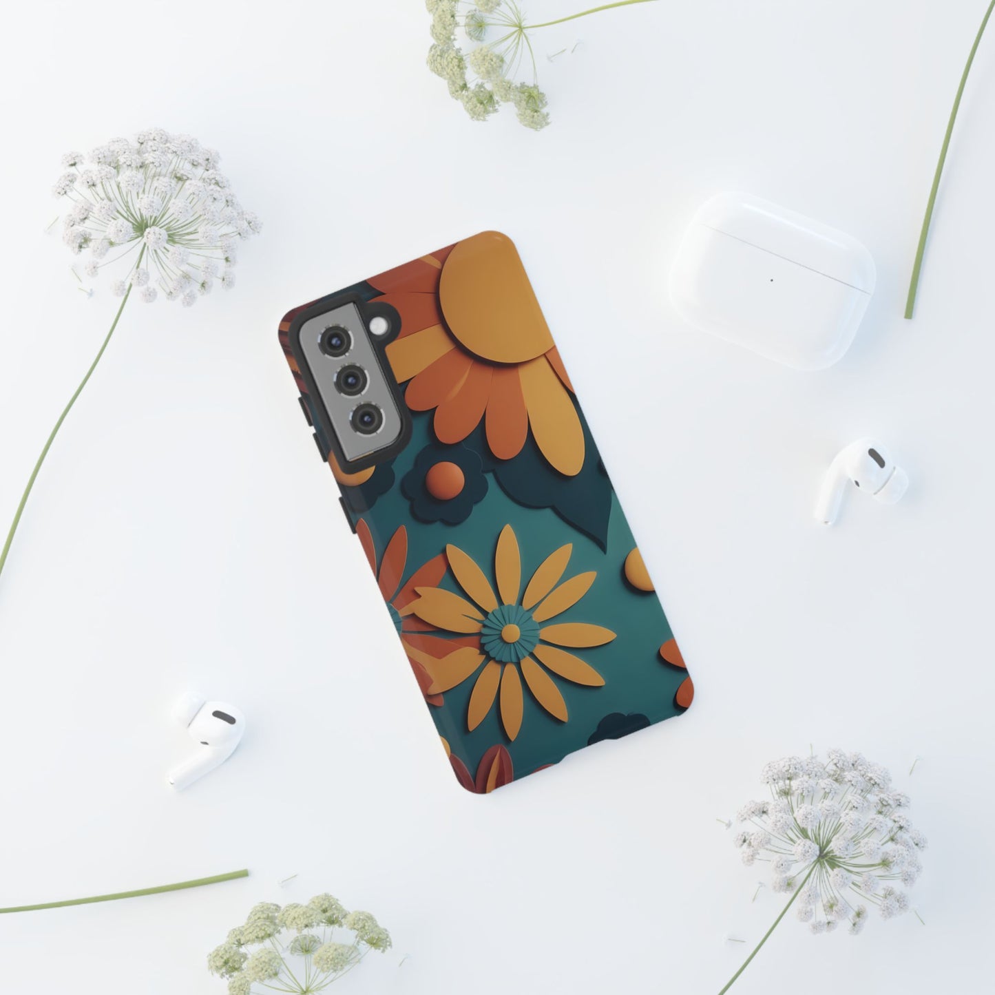 70s Retro Phone Case for iPhone 8–16 Pro Max, Pixel 5–8 Pro, Galaxy S10–S24 Ultra - Designed by Thalia