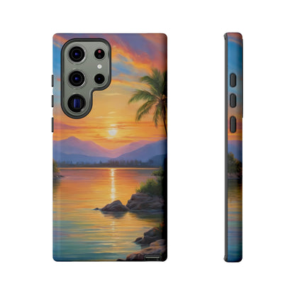 Sunset Serenade Phone Case for iPhone 8–16 Pro Max, Pixel 5–8 Pro, Galaxy S10–S24 Ultra - Designed by Thalia