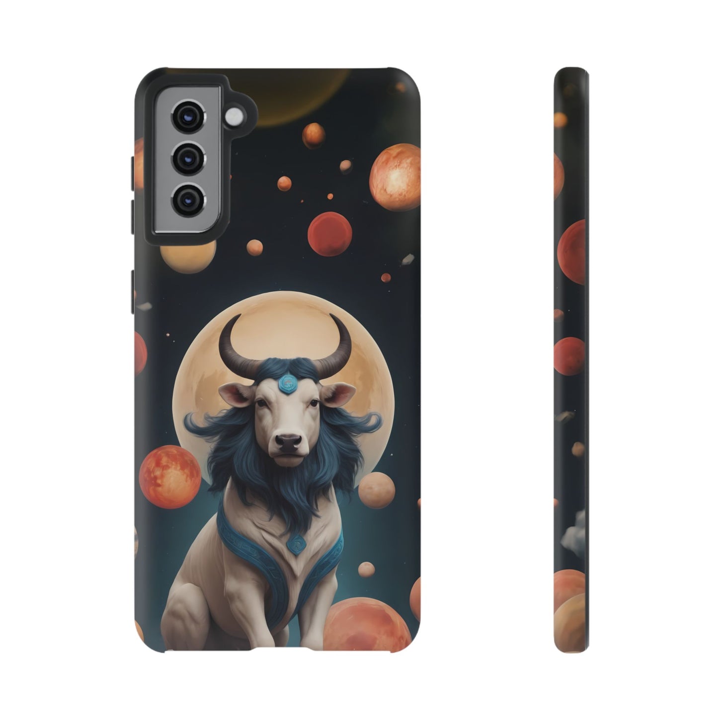 Chinese Zodiac Ox Custom Phone Case for Samsung Galaxy S10–S24 - Designed by Thalia