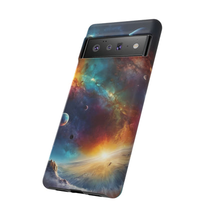 Cosmic Voyage Phone Case for Google Pixel 8 Pro, Pixel 8, Pixel 7, Pixel 6 Pro, Pixel 6, Pixel 5 5G - Designed by Thalia