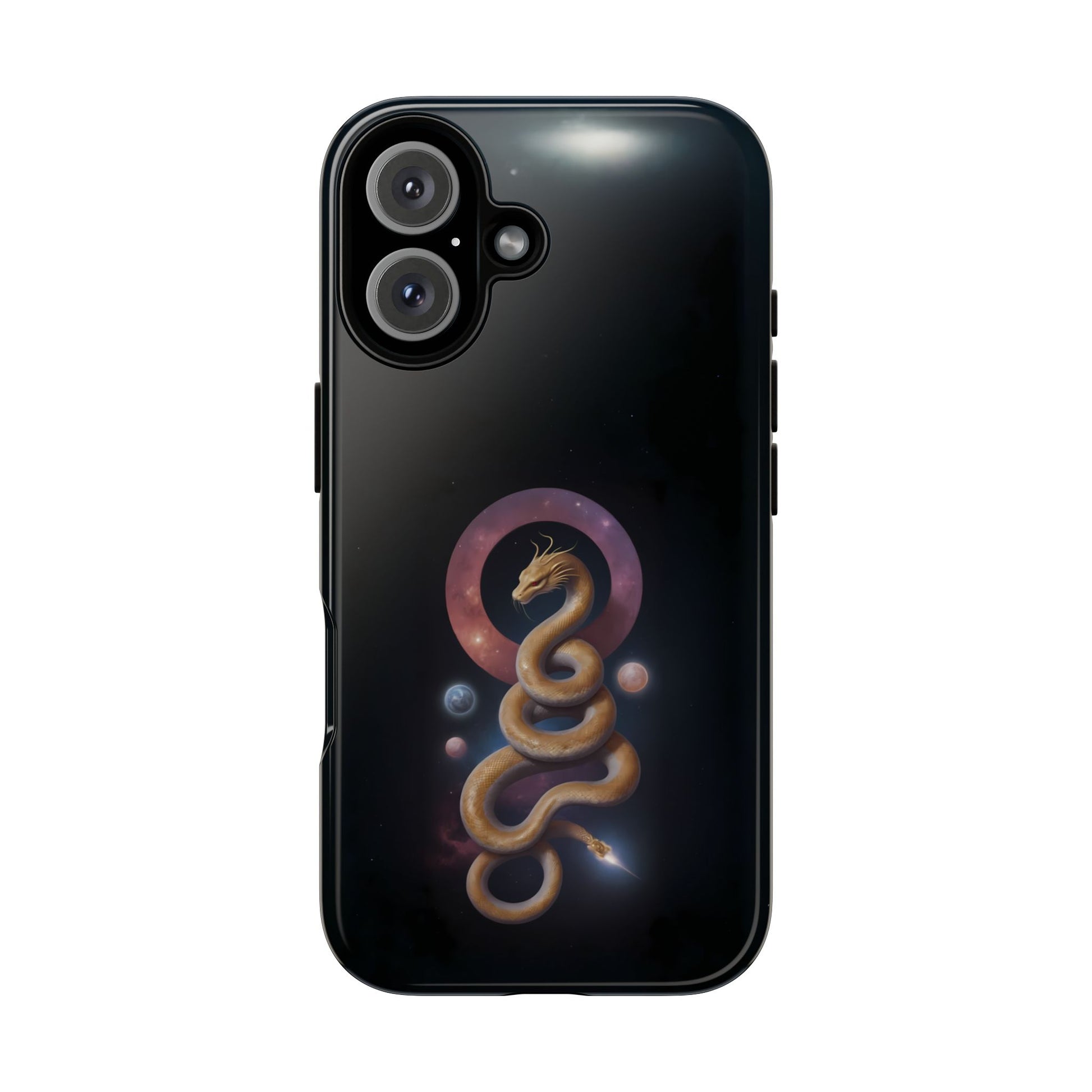 Chinese Zodiac Snake Custom Phone Case for iPhone 8–16 Pro Max, Pixel 5–8 Pro, Galaxy S10–S24 Ultra - Designed by Thalia