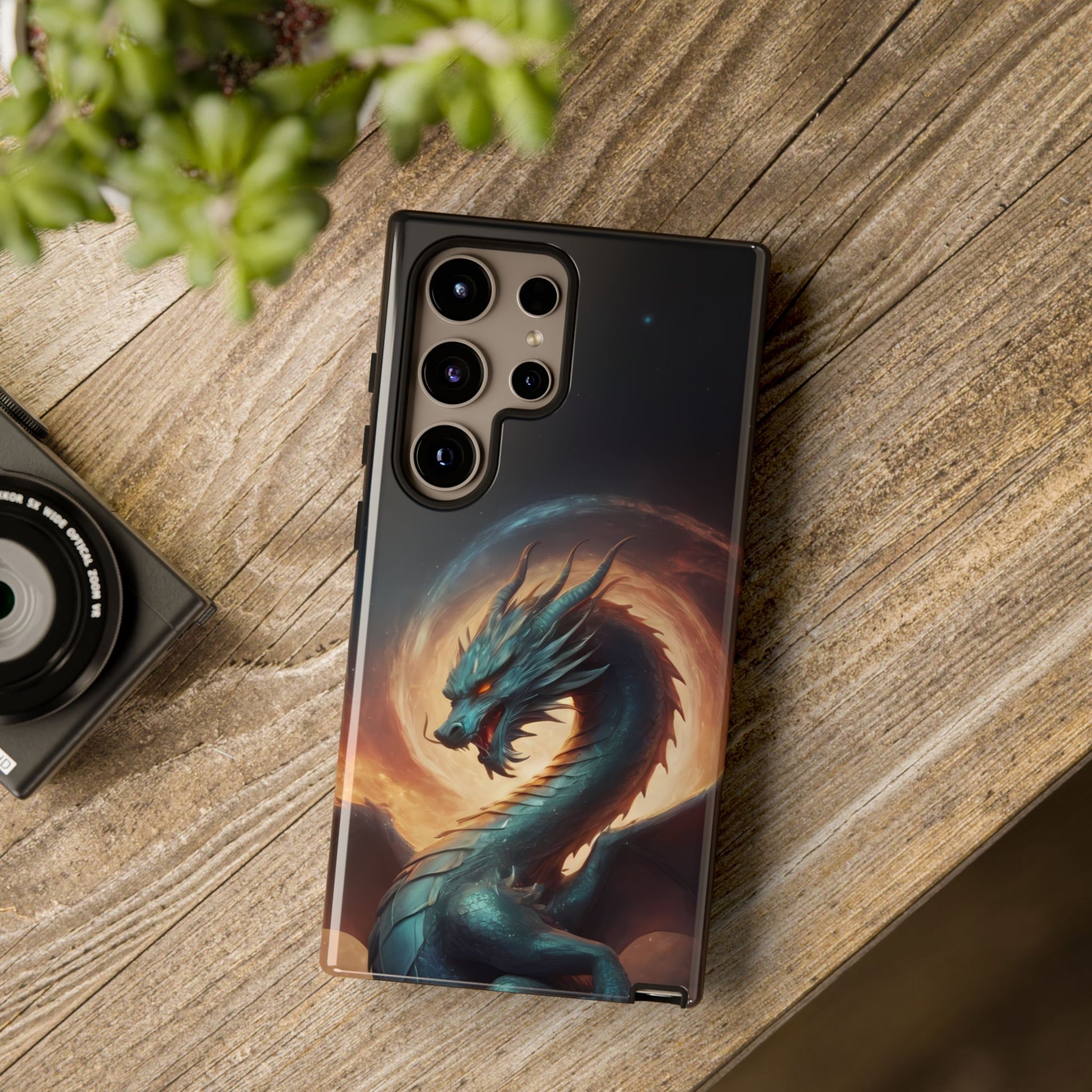 Chinese Zodiac Dragon Phone Case for iPhone 8–16 Pro Max, Pixel 5–8 Pro, Galaxy S10–S24 Ultra - Designed by Thalia