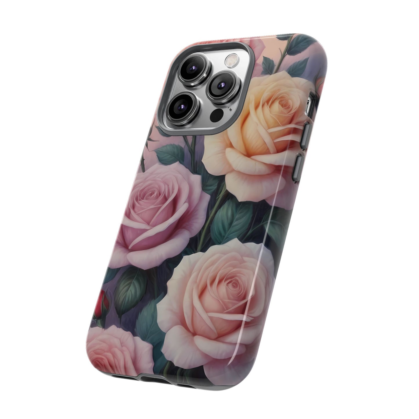 Bloom with Style - Roses Phone Case for iPhone 8–16 Pro Max, Pixel 5–8 Pro, Galaxy S10–S24 Ultra - Designed by Thalia