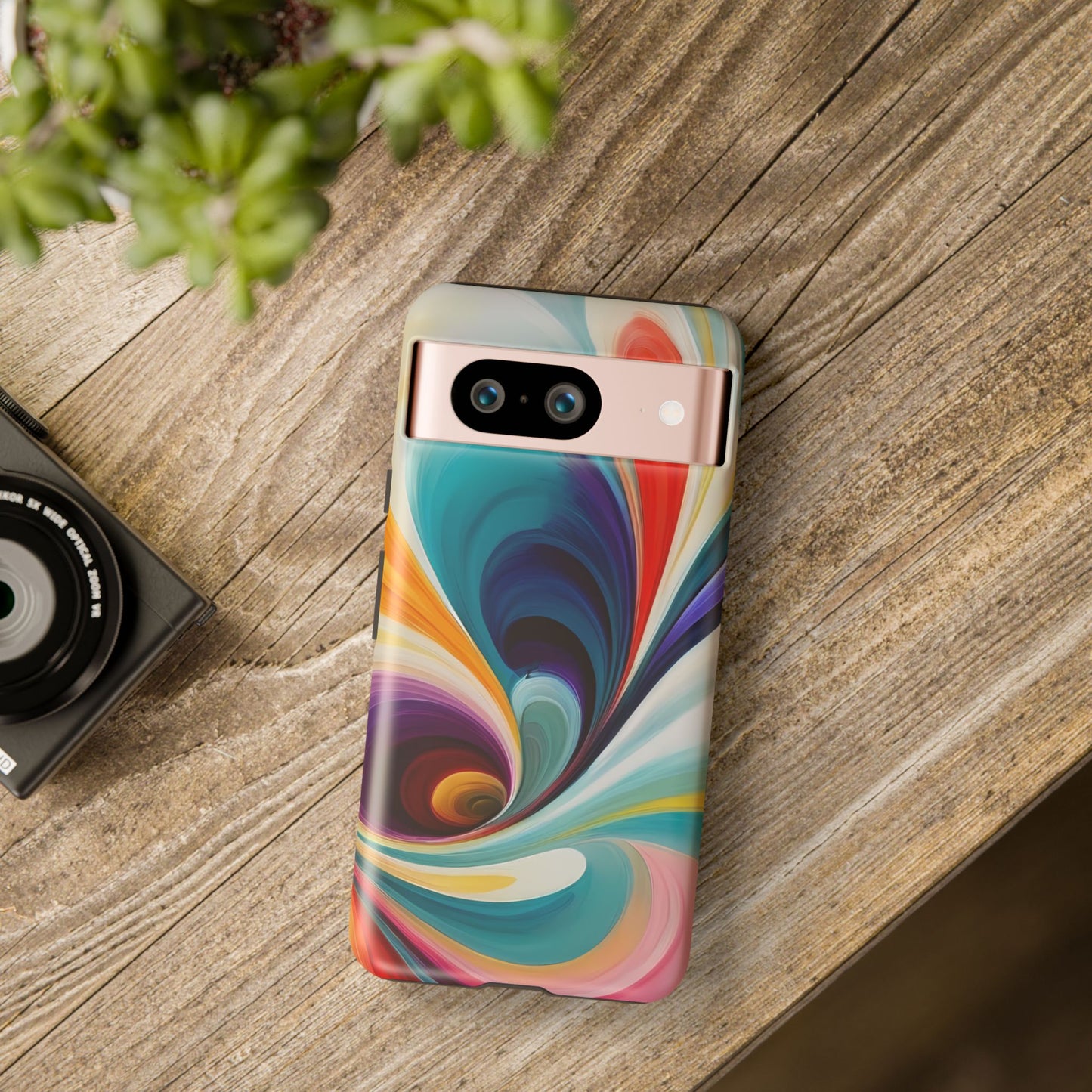 Abstract Elegance Custom Phone Case for Google Pixel 8 Pro, Pixel 8, Pixel 7, Pixel 6 Pro, Pixel 6, Pixel 5 5G - Designed by Thalia