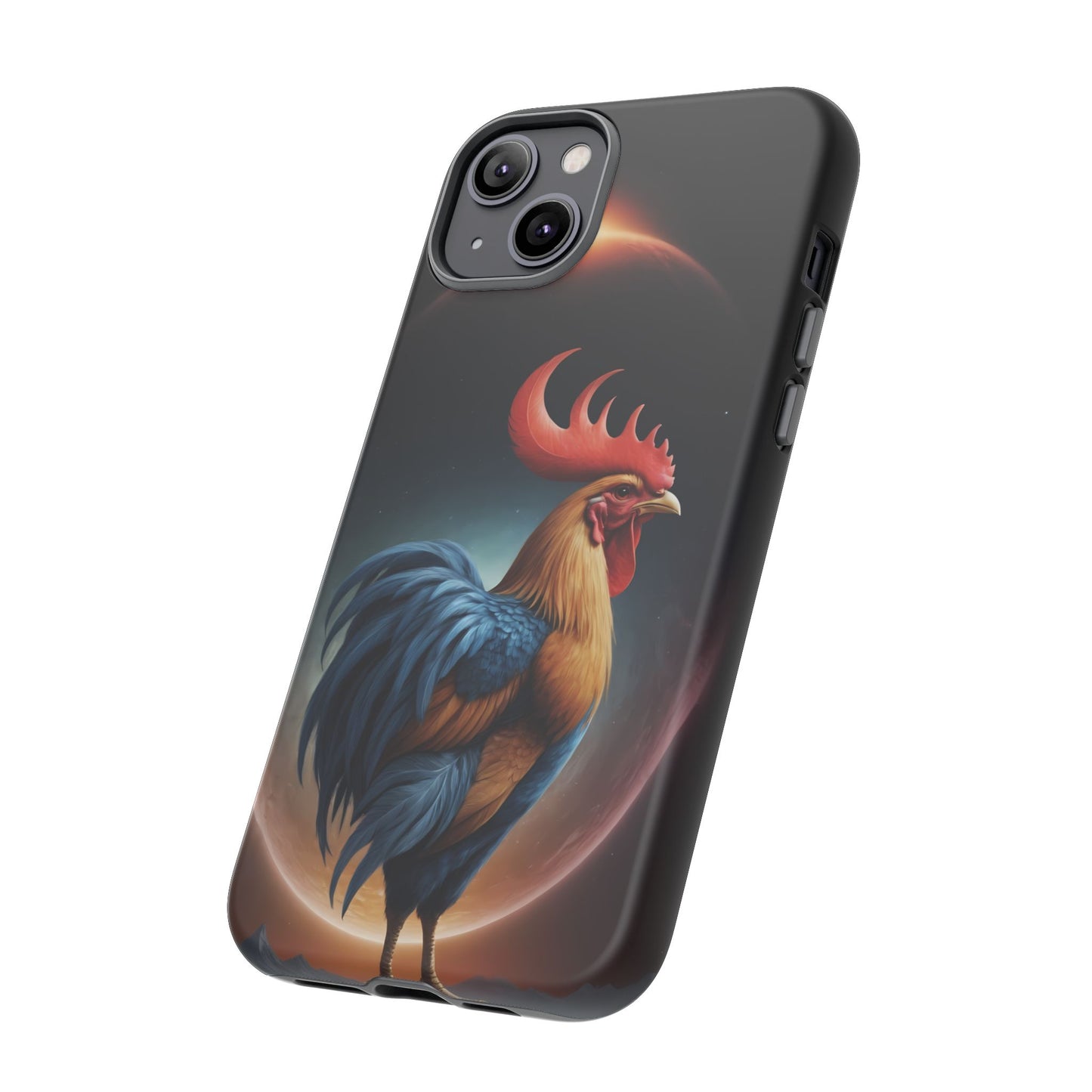 Chinese Zodiac Rooster Custom Phone Case for iPhone 8–16 Pro Max, Pixel 5–8 Pro, Galaxy S10–S24 Ultra - Designed by Thalia