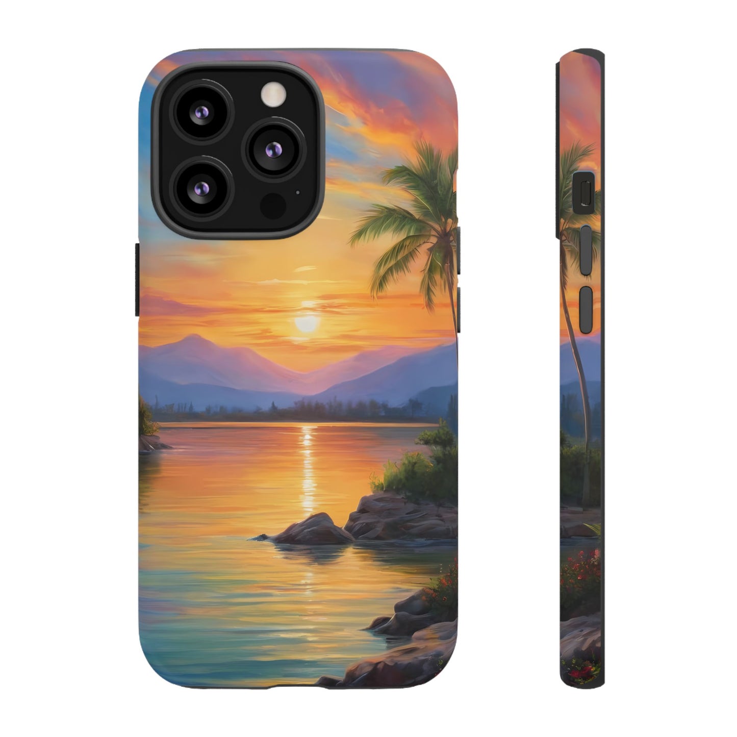 Sunset Serenade Phone Case for iPhone 8–16 Pro Max, Pixel 5–8 Pro, Galaxy S10–S24 Ultra - Designed by Thalia