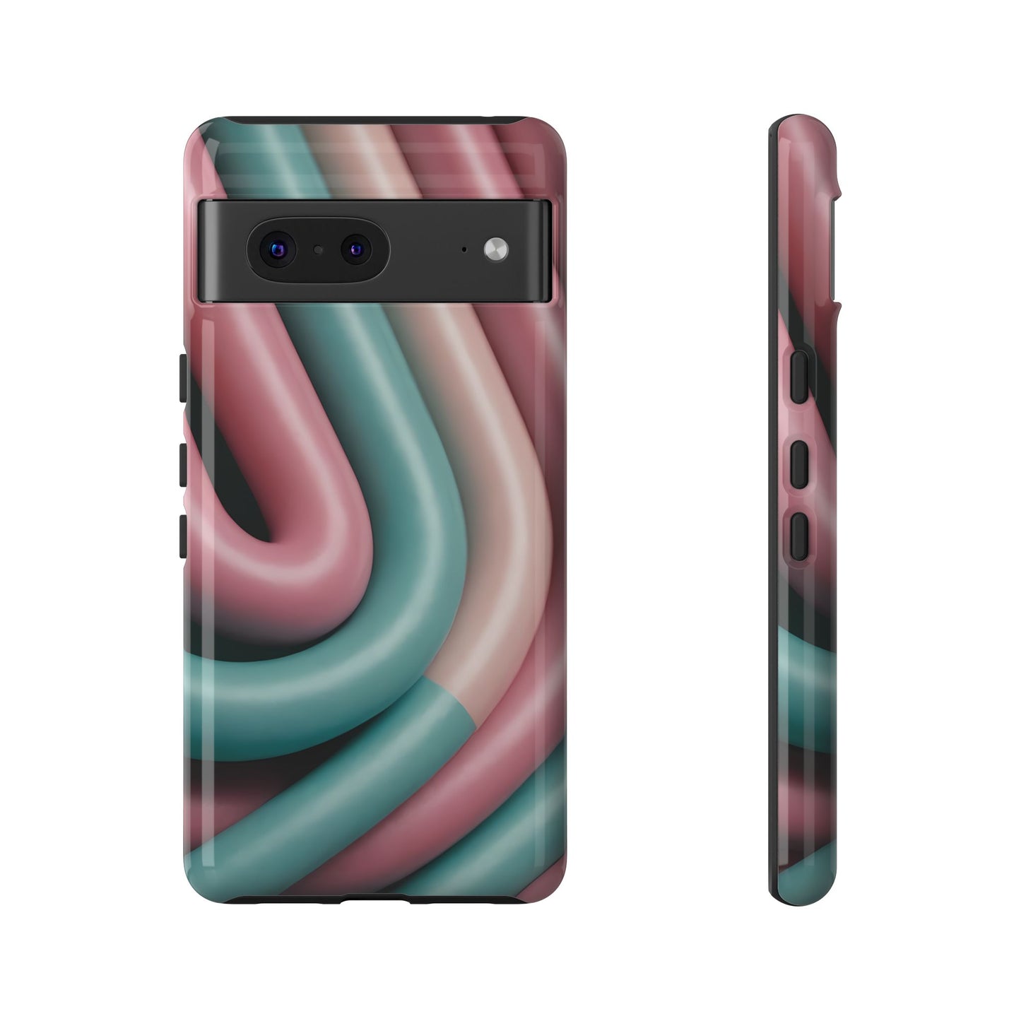 50s Retro Custom Phone Case for Google Pixel 8 Pro, Pixel 8, Pixel 7, Pixel 6 Pro, Pixel 6, Pixel 5 5G - Designed by Thalia