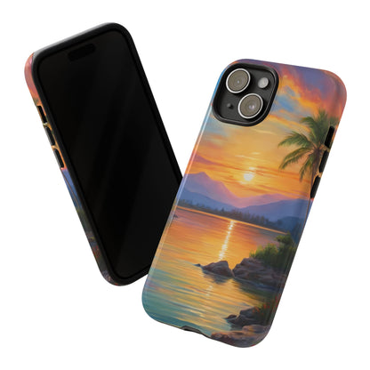 Sunset Serenade Phone Case for iPhone 8–16 Pro Max, Pixel 5–8 Pro, Galaxy S10–S24 Ultra - Designed by Thalia